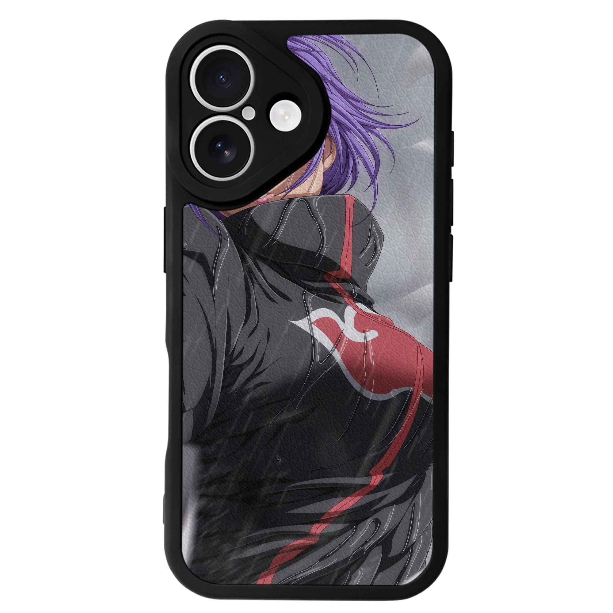 （画像用） NARUTO -ナルト- NARUTO -ナルト- 疾風伝 【iPhone 16シリーズ対応】シリコンスマホケース（レザー調） 材質：シリコン